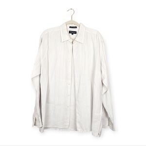 Austin Reed Multicolored Striped Long Sleeve Button Up Shirt